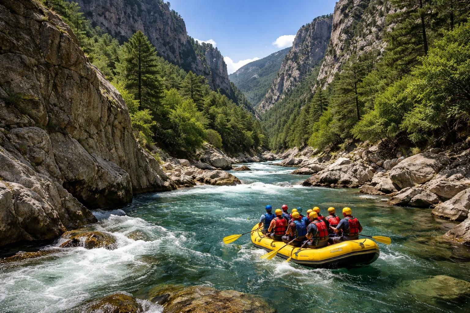 explorez les meilleurs spots de rafting en corse pour vivre une aventure inoubliable entre sensations fortes et paysages magnifiques.