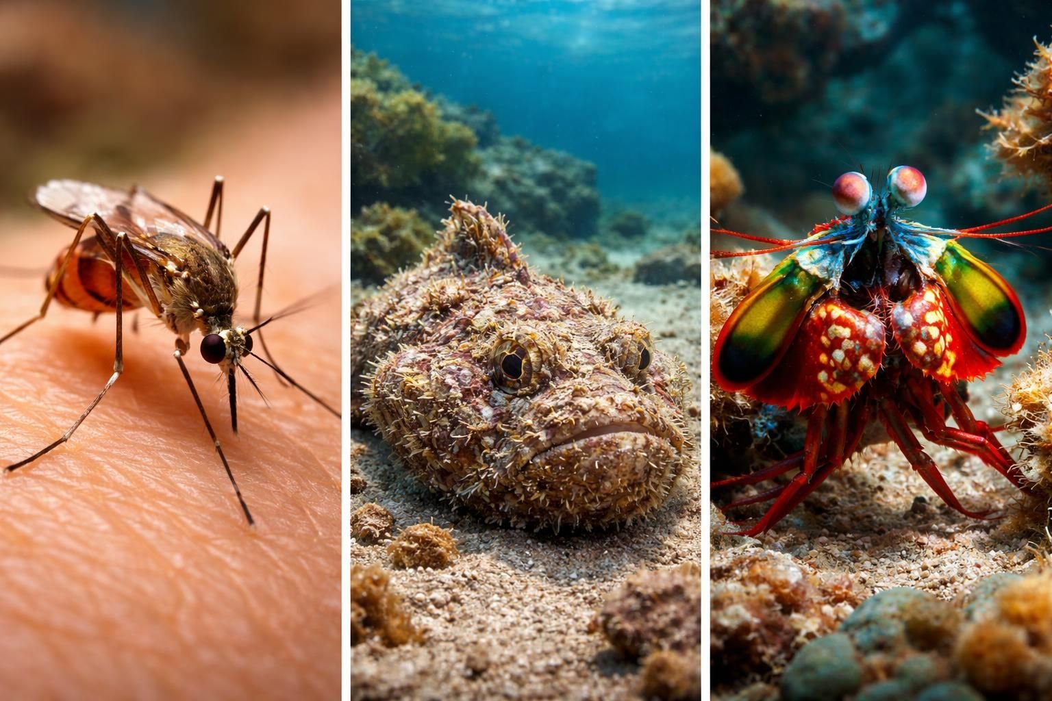 découvrez les animaux les plus effrayants et dangereux du monde, leurs habitats, comportements et ce qui les rend redoutables.