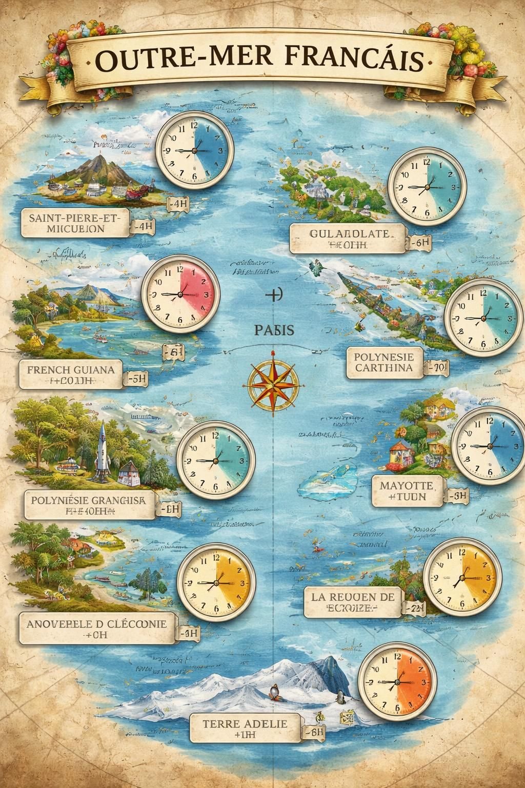 découvrez l'heure officielle en guyane et comment cette région s'adapte au décalage horaire pour faciliter la vie quotidienne et les échanges.