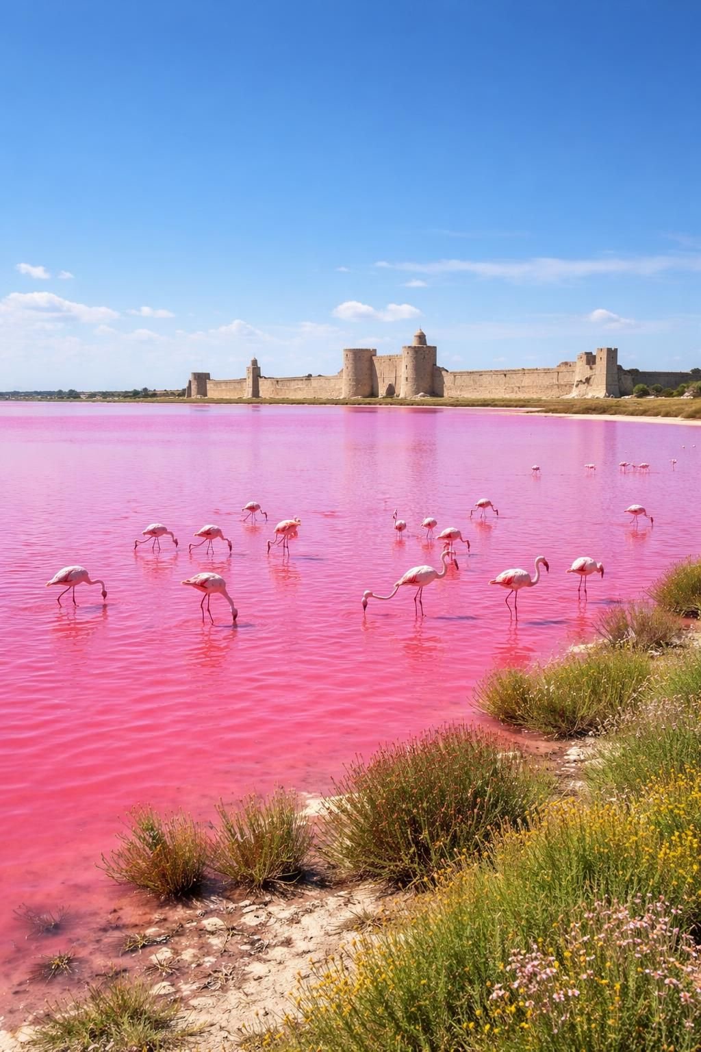 explorez le lac rose en france, un site naturel unique au charme exceptionnel, parfait pour les amateurs de paysages extraordinaires et de découvertes inoubliables.